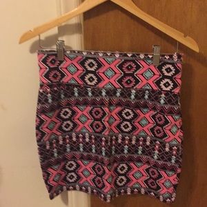 Cute mini colorful skirt